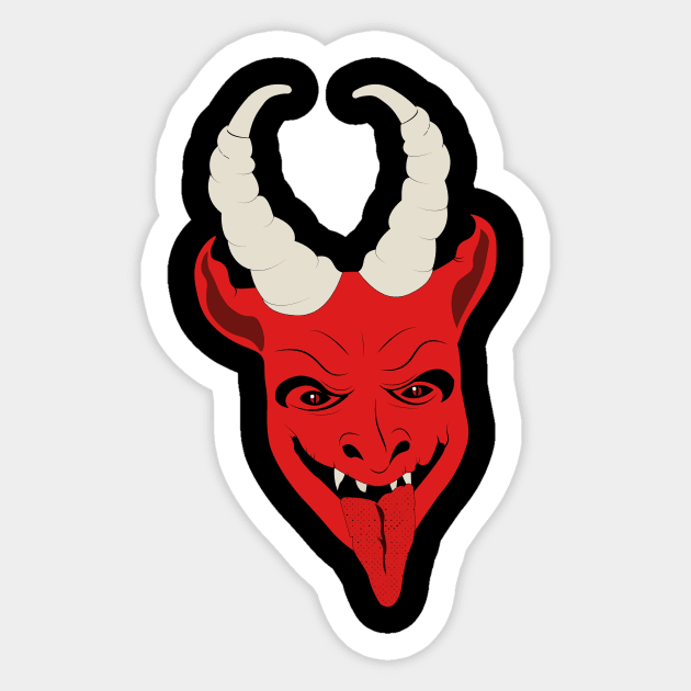 Krampus Sticker by bluehair